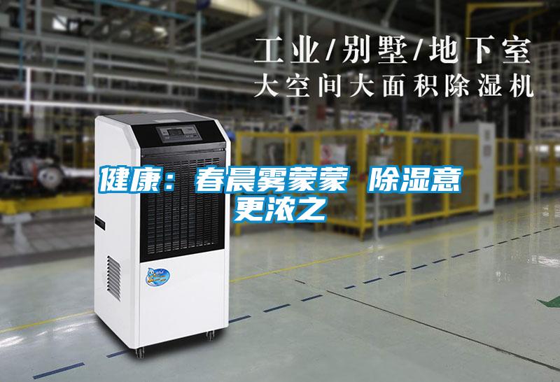 健康:春晨霧蒙蒙 除濕意更濃之