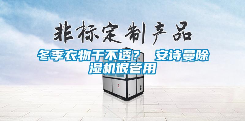 冬季衣物干不透？ 安詩曼除濕機很管用