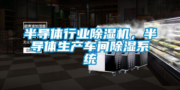 半導(dǎo)體行業(yè)除濕機(jī),半導(dǎo)體生產(chǎn)車間除濕系統(tǒng)