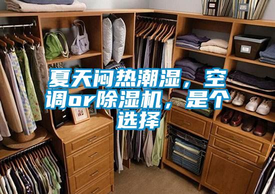 夏天悶熱潮濕，空調or除濕機，是個選擇