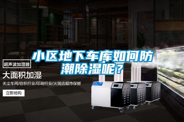 小區(qū)地下車庫如何防潮除濕呢?