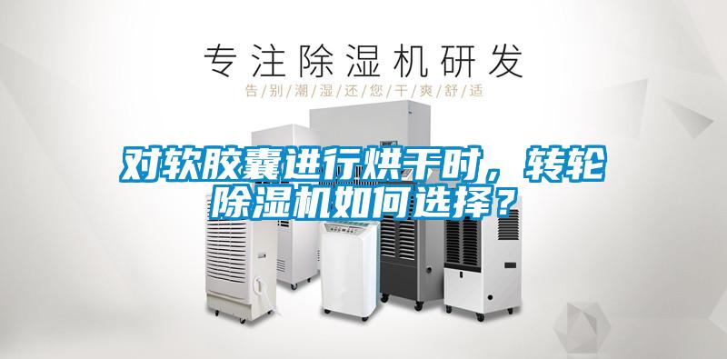 對軟膠囊進行烘干時,轉輪除濕機如何選擇?