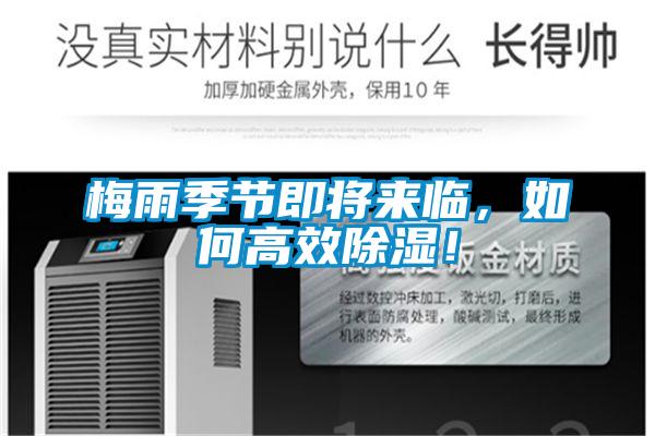 梅雨季節即將來臨，如何高效除濕！