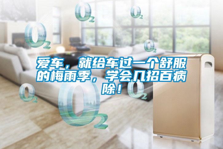 愛車，就給車過一個舒服的梅雨季，學會幾招百病除！