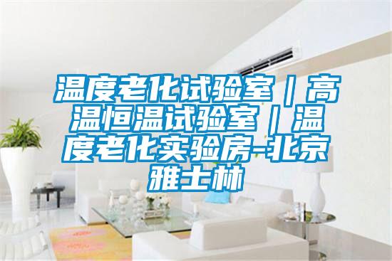 溫度老化試驗室|高溫恒溫試驗室|溫度老化實驗房-北京雅士林