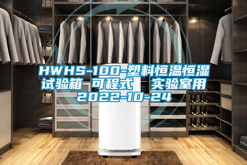 HWHS-100-塑料恒溫恒濕試驗箱 可程式 實驗室用2022-10-24