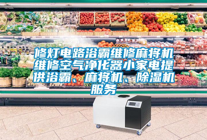 修燈電路浴霸維修麻將機維修空氣凈化器小家電提供浴霸、麻將機、除濕機服務