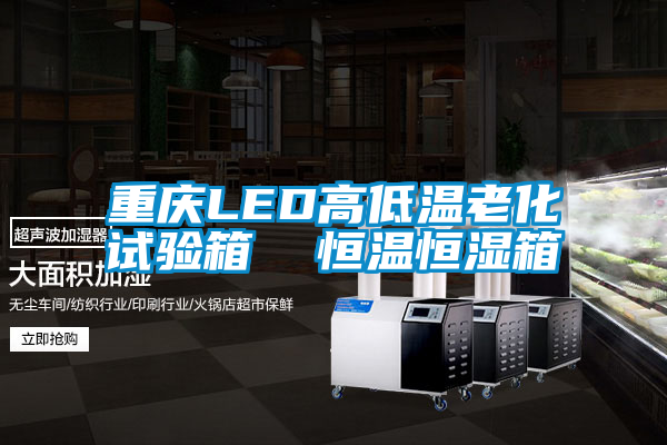 重慶LED高低溫老化試驗箱 恒溫恒濕箱